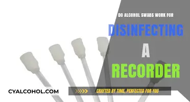 Alcohol Swabs for Recorder Disinfection: Effective or Not?
