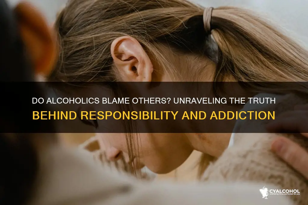 do alcoholics blame others for everything