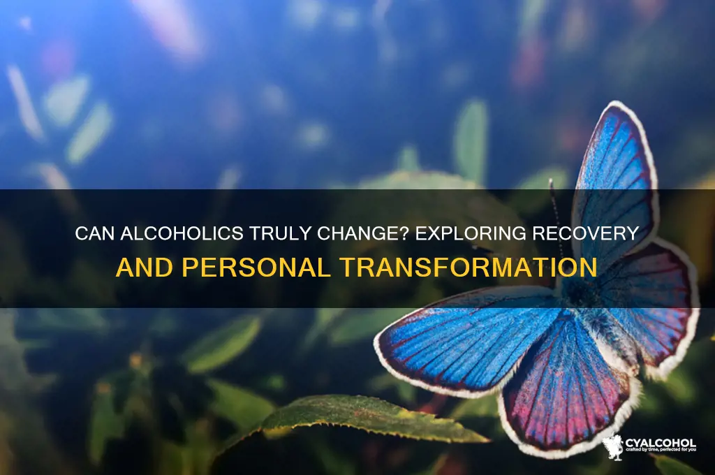 do alcoholics change