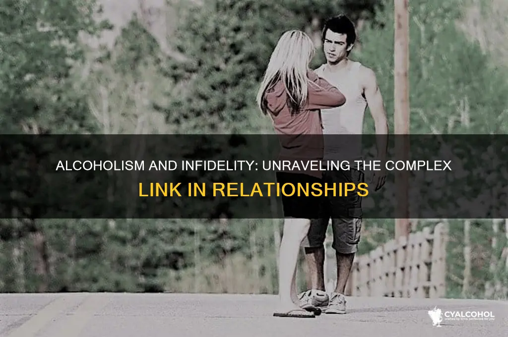 do alcoholics cheat on their partner