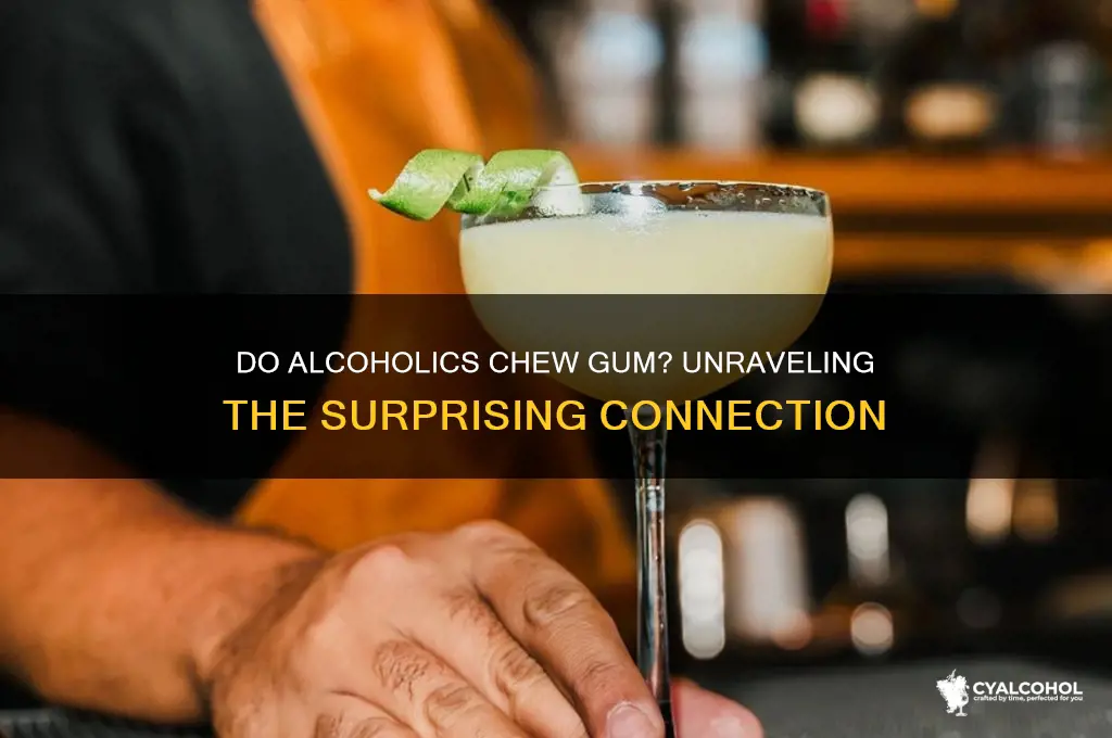 do alcoholics chew gum