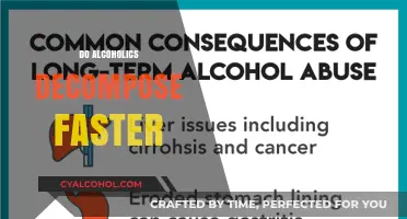 Alcoholism's Impact: Does It Accelerate Human Decomposition Rates?