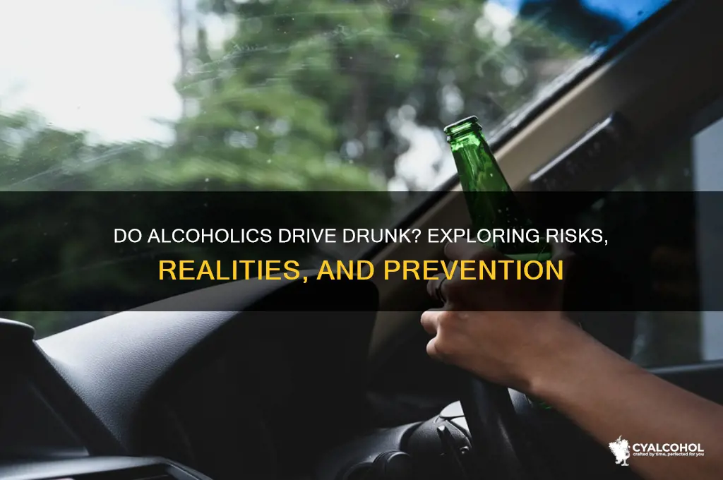 do alcoholics drive drunk