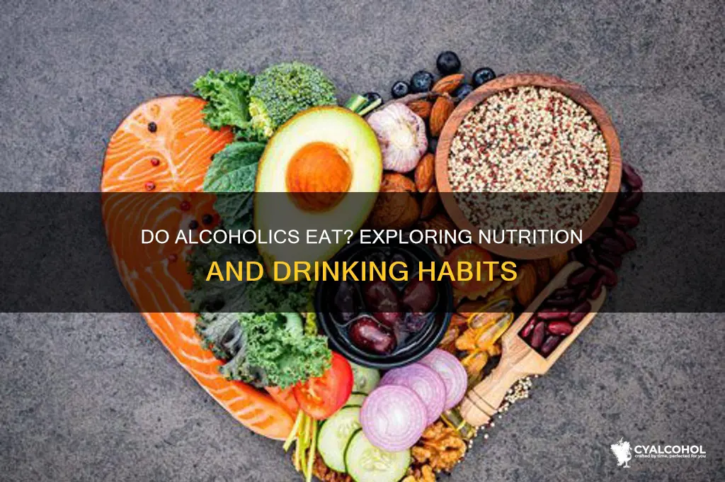 do alcoholics eat