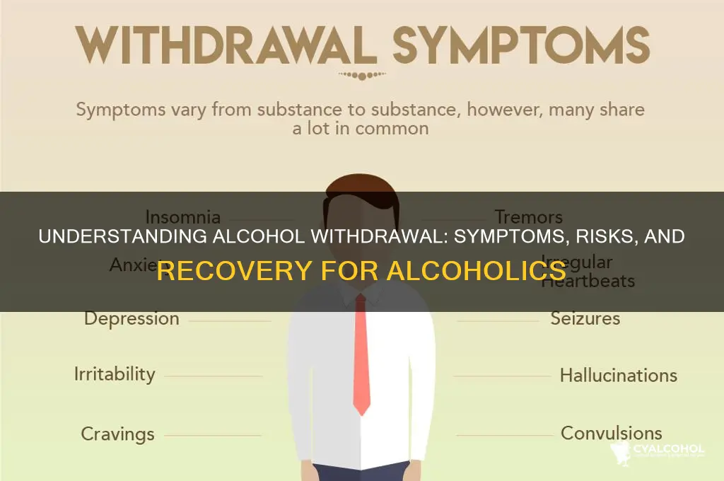 do alcoholics experience withdrawal