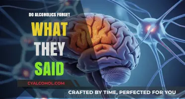Do Alcoholics Forget What They Said? Unraveling Memory Loss and Intoxication