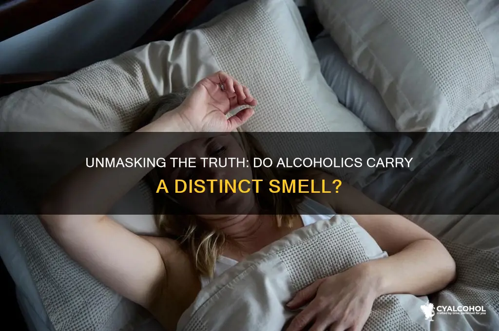 do alcoholics have a smell