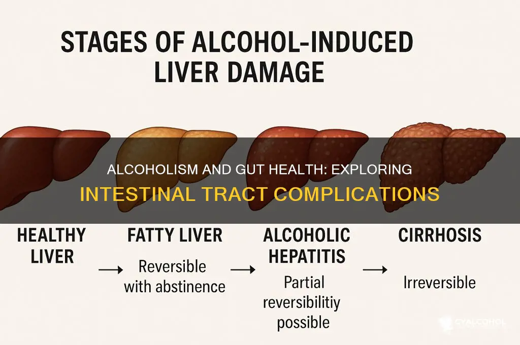 do alcoholics have issues with their intestinal tracts