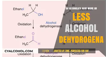 Alcohol Dehydrogenase Levels: Do Alcoholics Have More or Less?