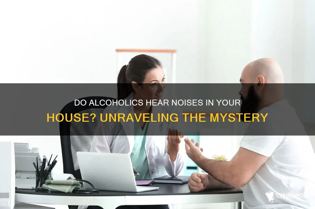 do alcoholics hear noises your house