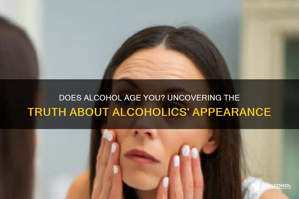 do alcoholics look older