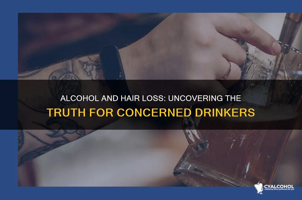 do alcoholics lose hair