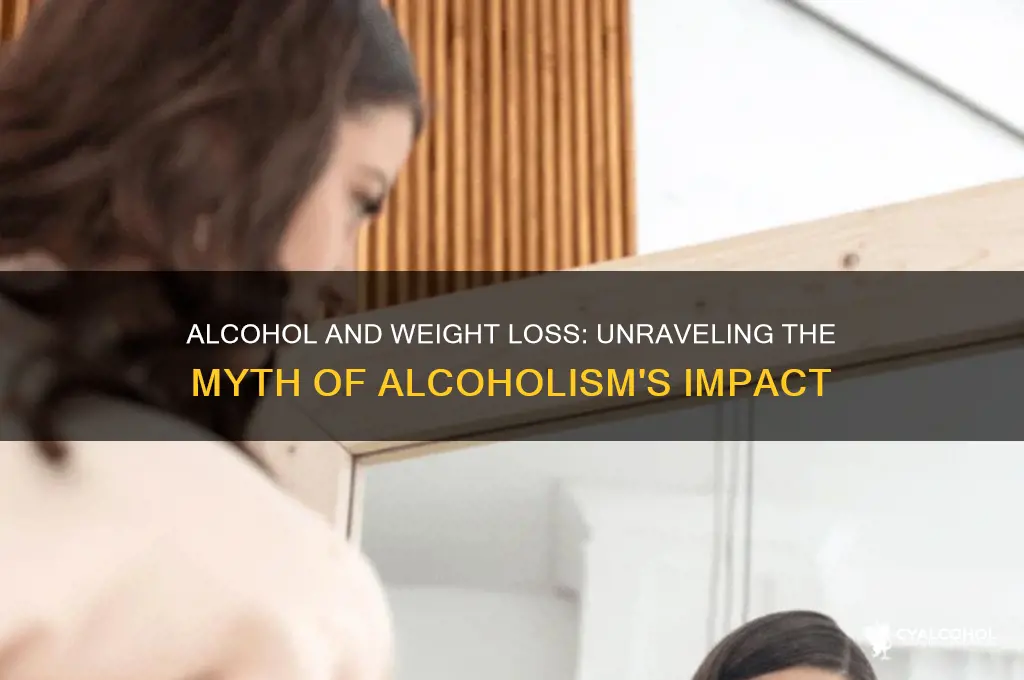 do alcoholics lose weight