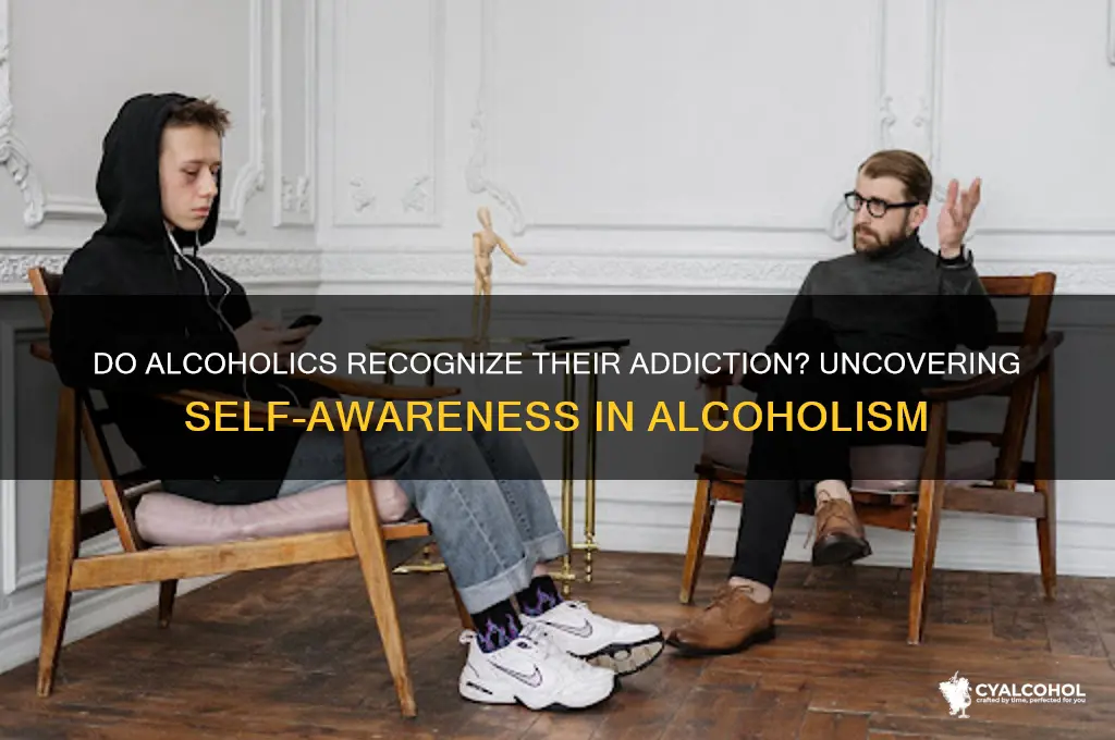 do alcoholics realize they have problem