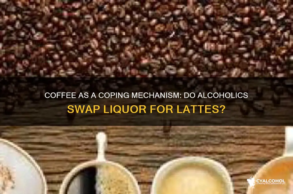 do alcoholics substitute liquor with coffee
