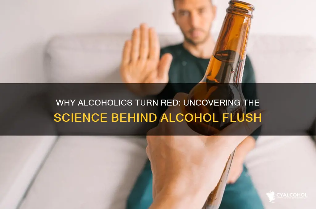 do alcoholics turn red