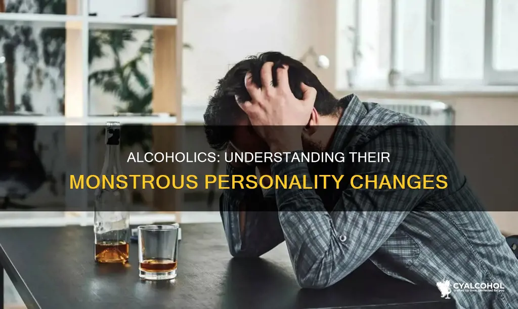 do alcoholics understand their personality changes them in monsters