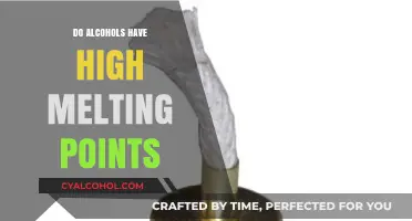 Exploring Why Alcohols Typically Exhibit Low Melting Points