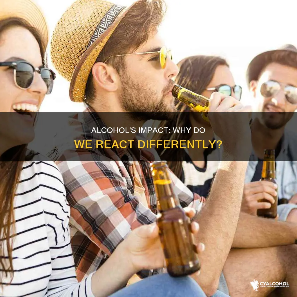 do all people react to alcohol in the same way