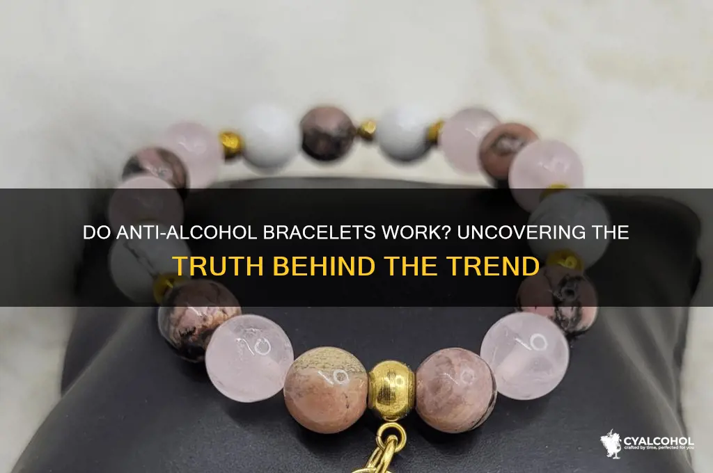 do anti alcohol bracelets really work