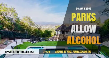 Alcohol Policies in 92083 Parks: Which Ones Permit Drinking?
