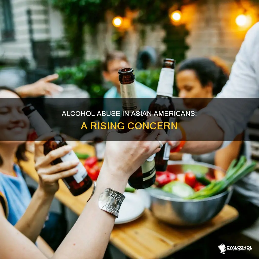 do asian americans have higher rates of alcohol abuse