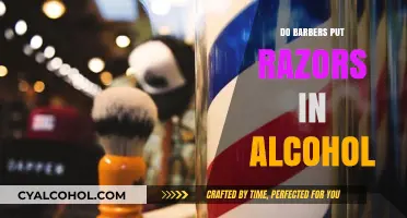 Do Barbers Sterilize Razors in Alcohol? The Truth Revealed