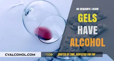 Does Benadryl Liquid Gels Contain Alcohol? A Detailed Answer