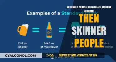 Metabolism and Alcohol: Does Size Matter?