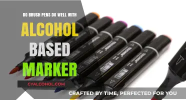 Brush Pens and Alcohol Markers: A Creative Blend?