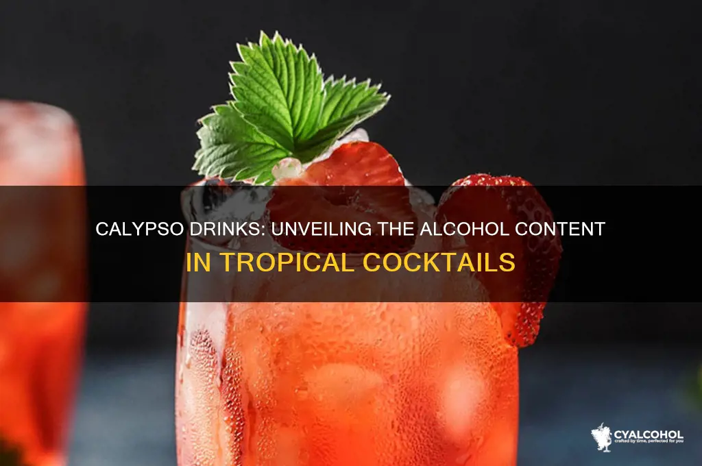 do calypso have alcohol