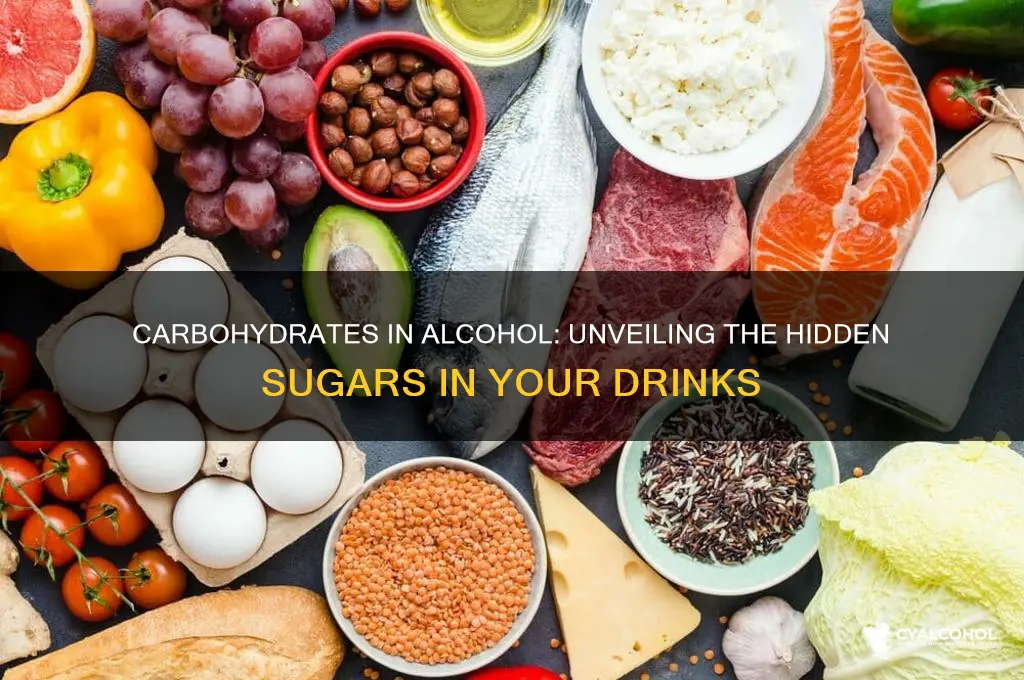 do carbohydrates exist in alcohol forms