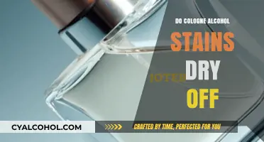 Cologne Alcohol Stains: Do They Dry Off or Leave Marks?