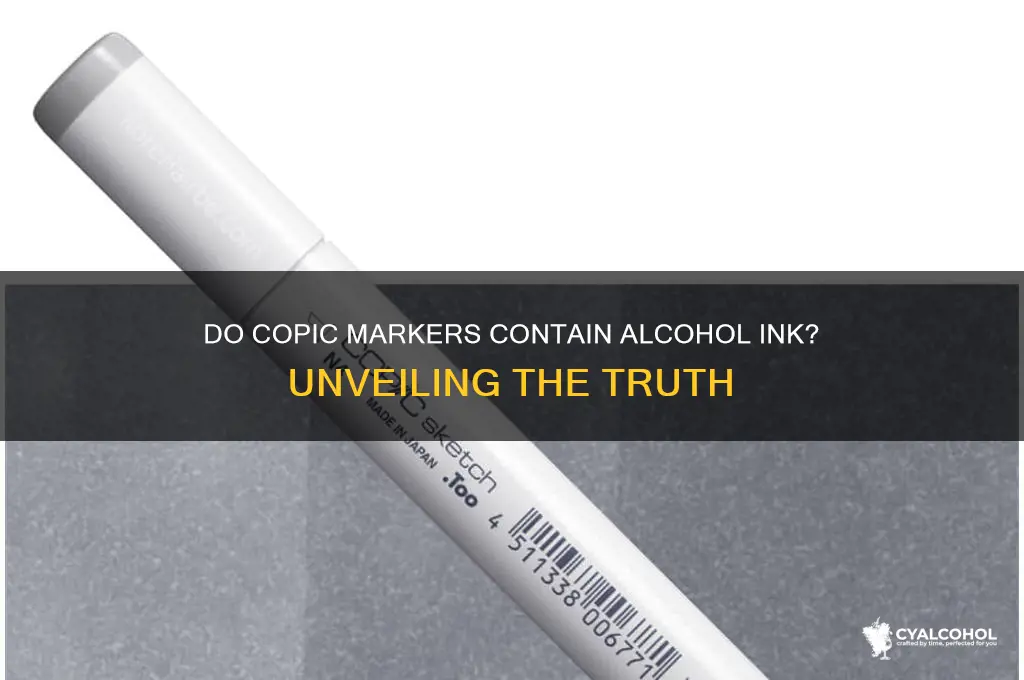 do copic markers have alcohol ink in them