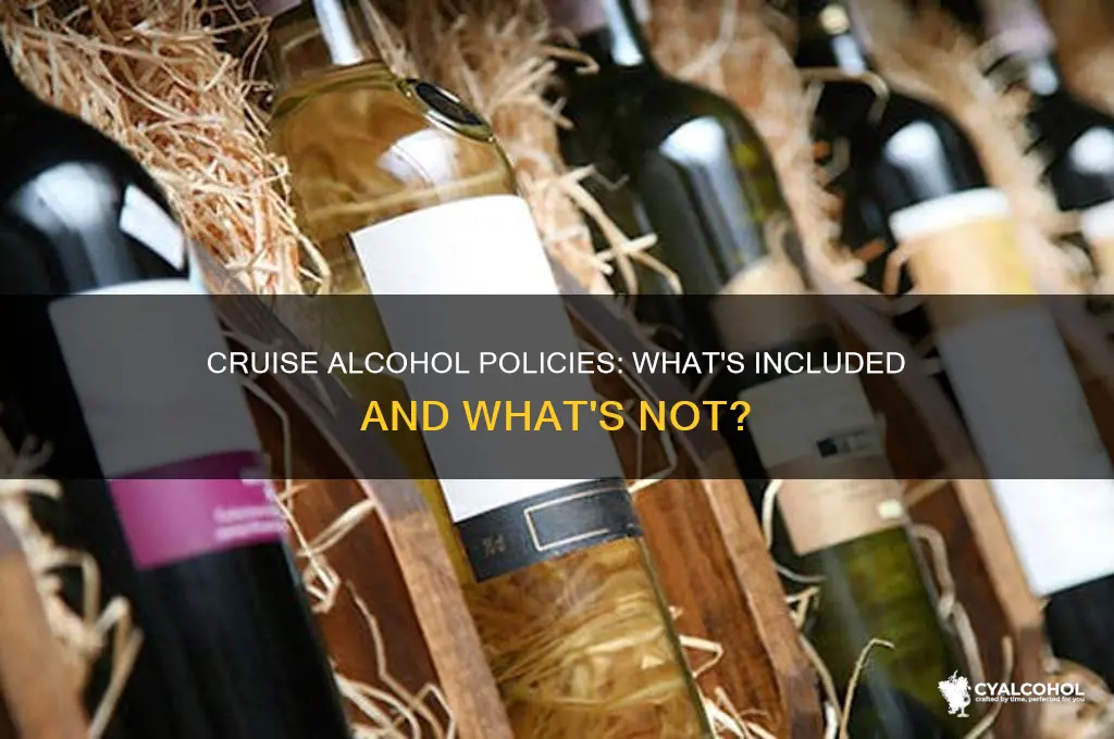 do cruises include alcohol