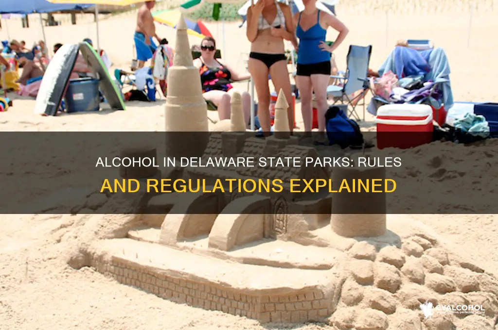 do delaware state parks allow alcohol