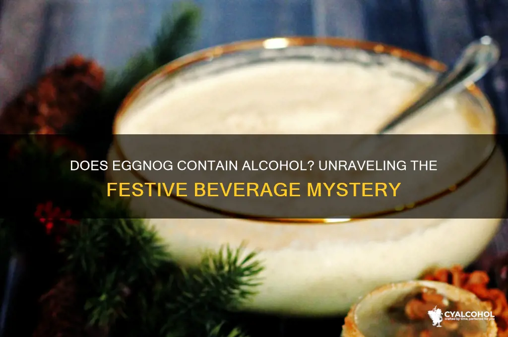 do eggnog have alcohol