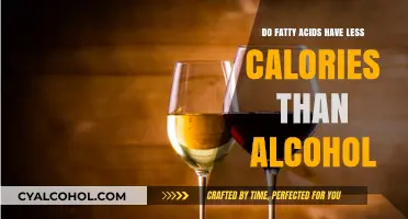 Fatty Acids vs. Alcohol: Caloric Comparison and Nutritional Insights