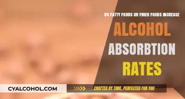 Fatty Foods and Alcohol: Absorption Rate Impact