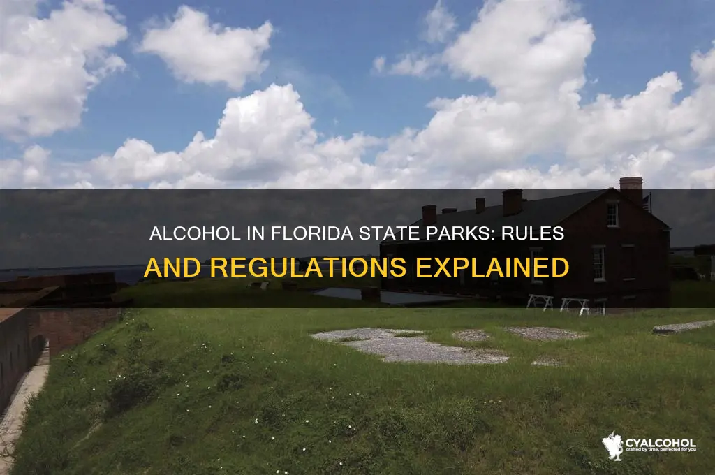 do florida state parks allow alcohol