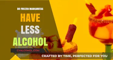 Frozen Margaritas: Do They Really Have Less Alcohol Than Regular Ones?