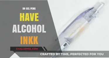 Do Gel Pens Contain Alcohol Ink? Unveiling the Truth