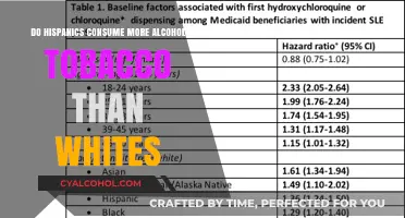 Hispanic vs. White Alcohol and Tobacco Consumption: A Comparative Analysis