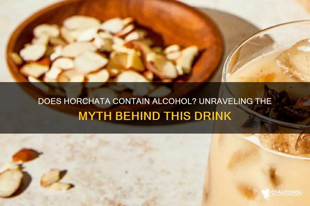 do horchata have alcohol