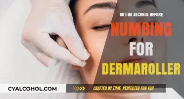 Alcohol Before Numbing for Dermarolling: Safe or Risky Practice?