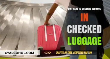 Declare Alcohol in Checked Luggage: Yes or No?
