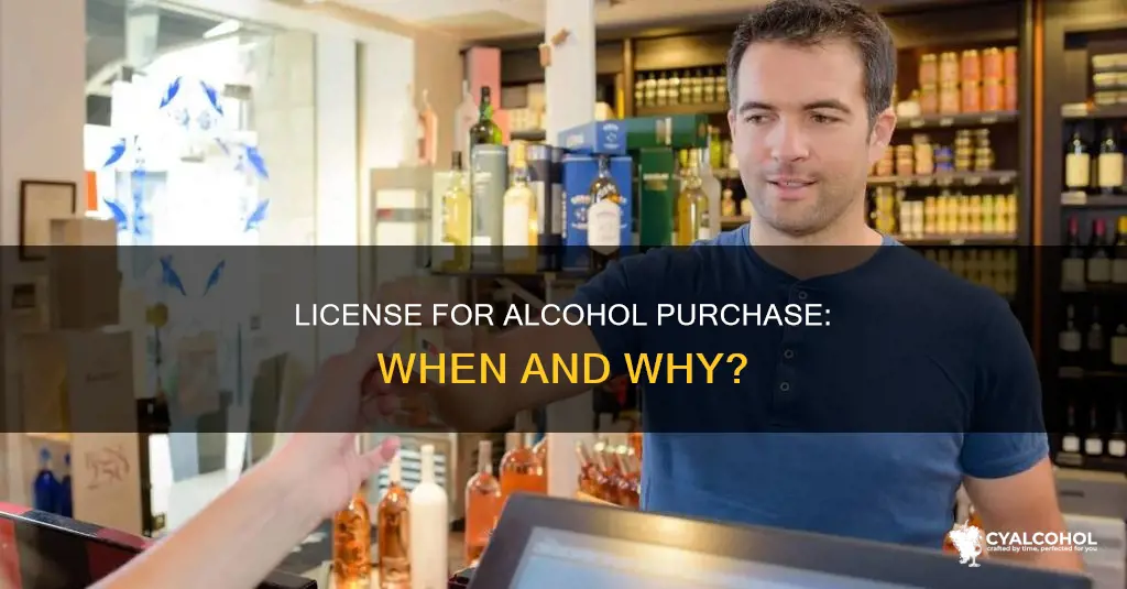 do i have to provide my license to purchase alcohol