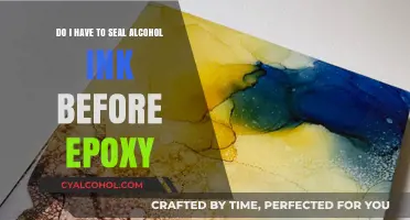 Sealing Alcohol Ink Art: Necessary Step Before Epoxy?