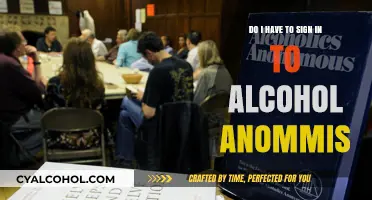 Alcoholics Anonymous: Do I Have to Sign In?