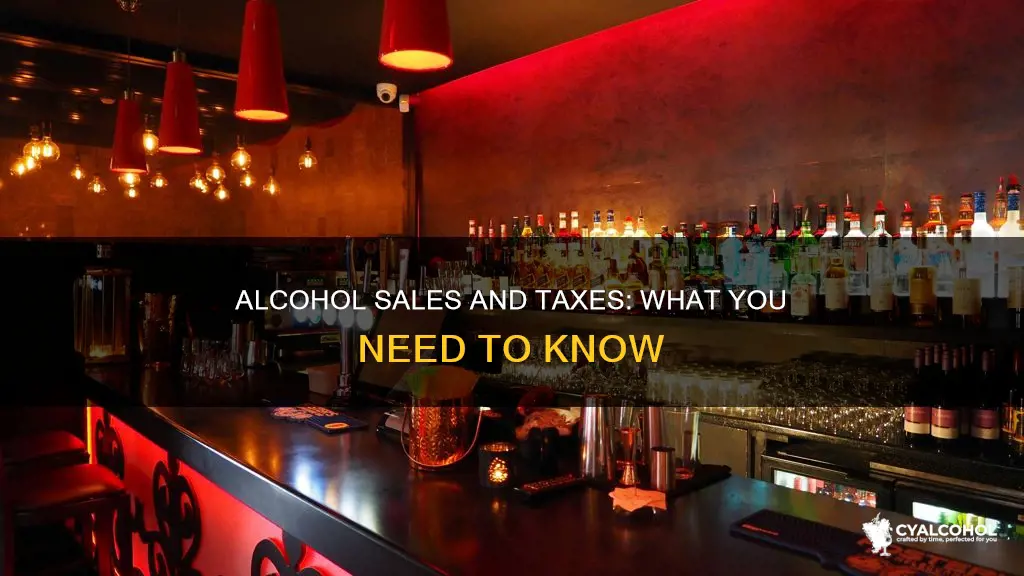 do i include alcohol sales when paying sales tax
